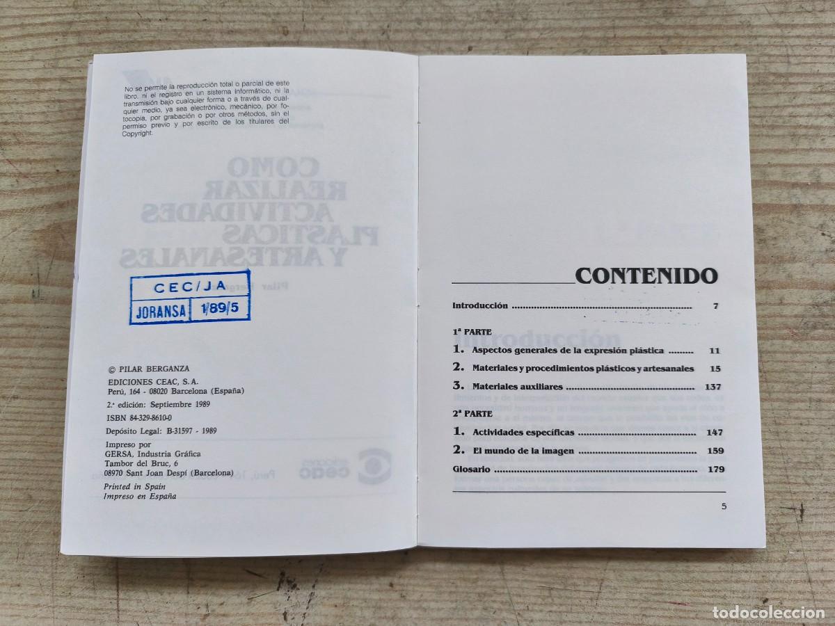Libros de segunda mano: Como Realizar Actividades Prasticas Y Artesanales - 1989 - CEAC - Foto 3