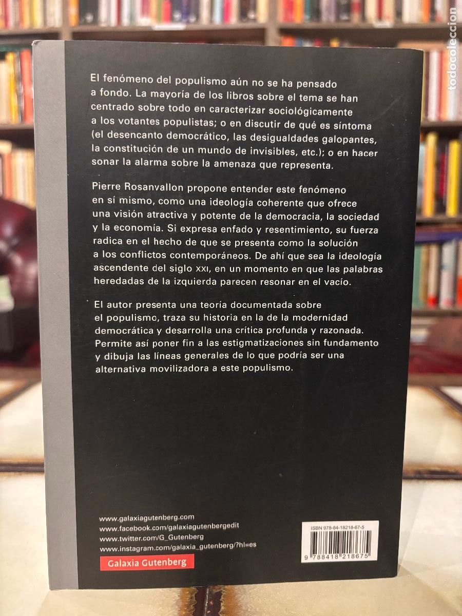 Libros de segunda mano: El siglo del populismo. Pierre Rosanvallon. - Foto 2