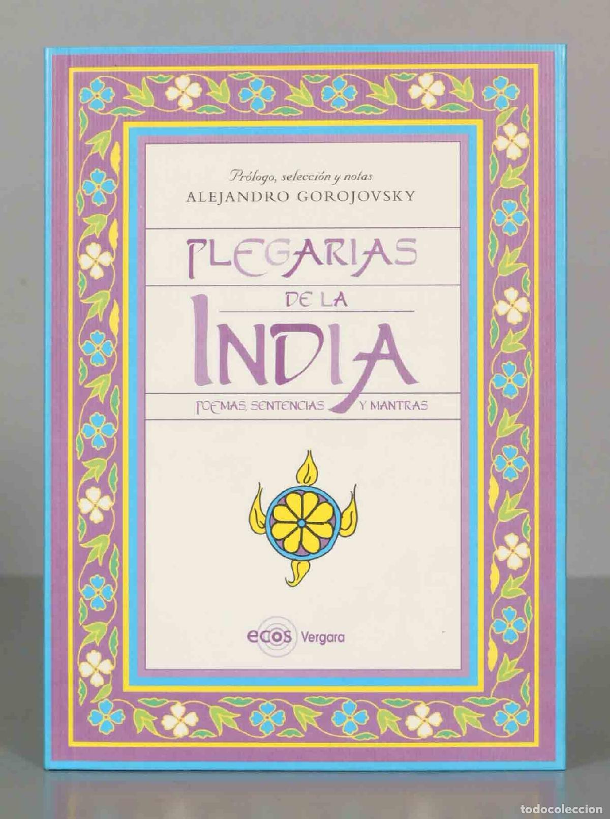 Libros de segunda mano: Plegarias de la India Alejandro Gorojovsky - Foto 1