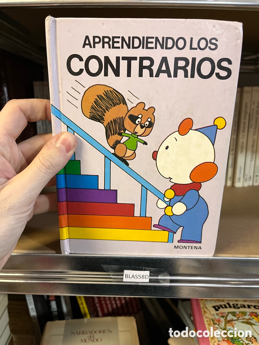 Libros de segunda mano: Blas58D APRENDIENDO LOS CONTRARIOS, Montena, pop up - Foto 1