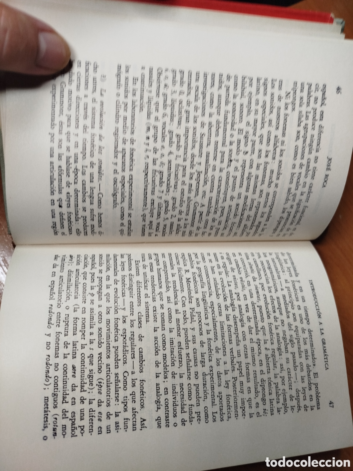 Libros de segunda mano: Introducci&oacute;n a la gram&aacute;tica 1. Jos&eacute; Roca Pons. Vergara editorial - Foto 2