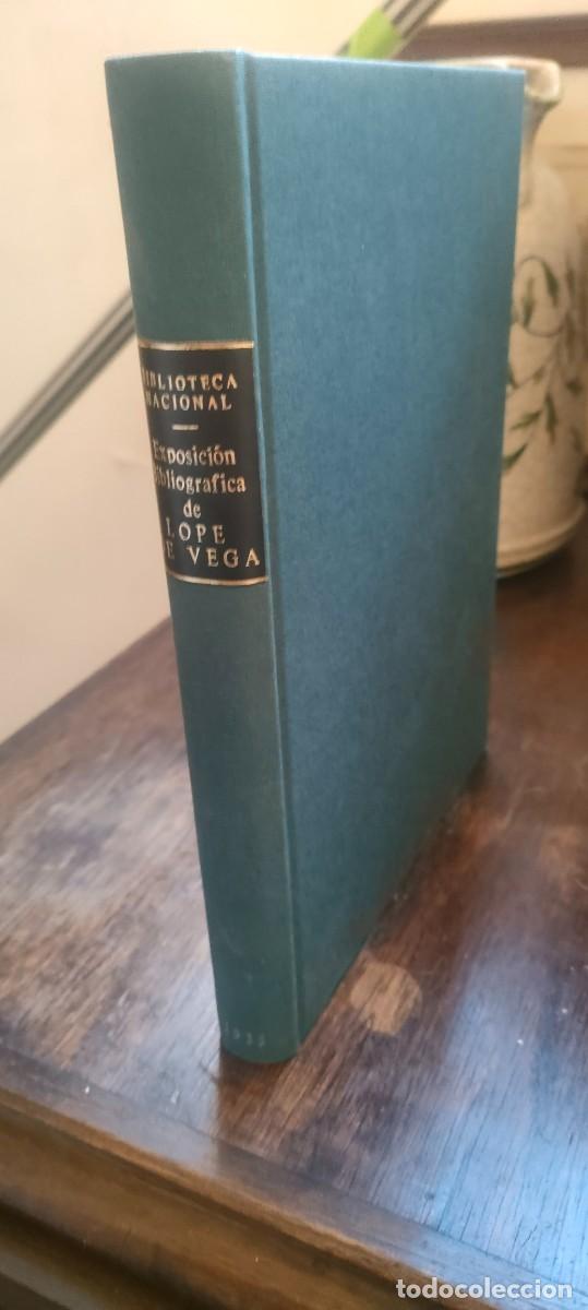 Libros de segunda mano: Cat&aacute;logo de la Exposici&oacute;n Bibliogr&aacute;fica de Lope de Vega - Foto 2
