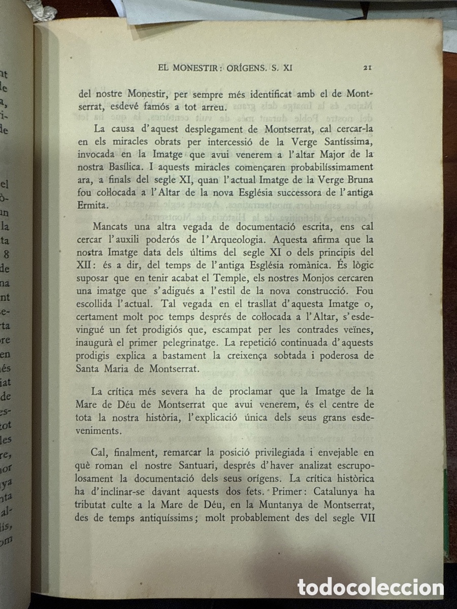 Libros de segunda mano: ALBAREDA, Anselm M. Historia de Montserrat - Foto 2