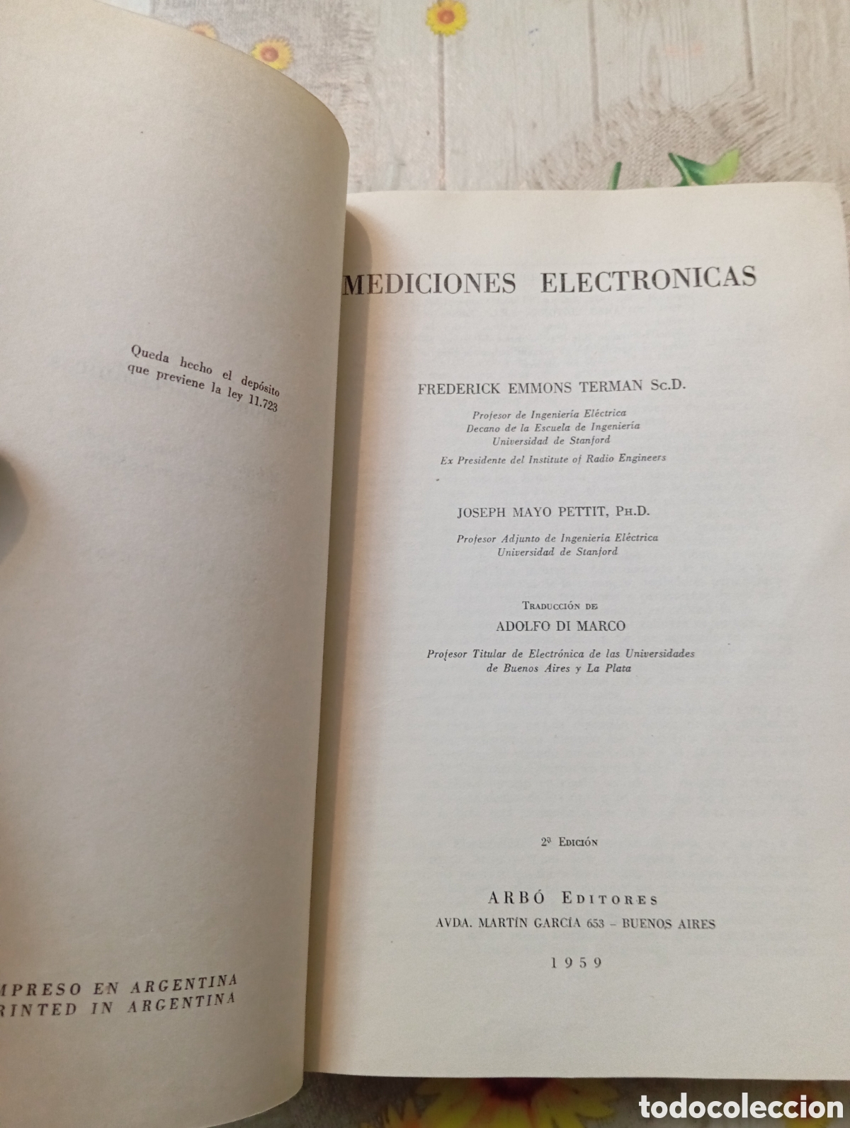 Libros de segunda mano: MEDICIONES ELECTR&Oacute;NICAS EDITORIAL ARB&Oacute; - Foto 3