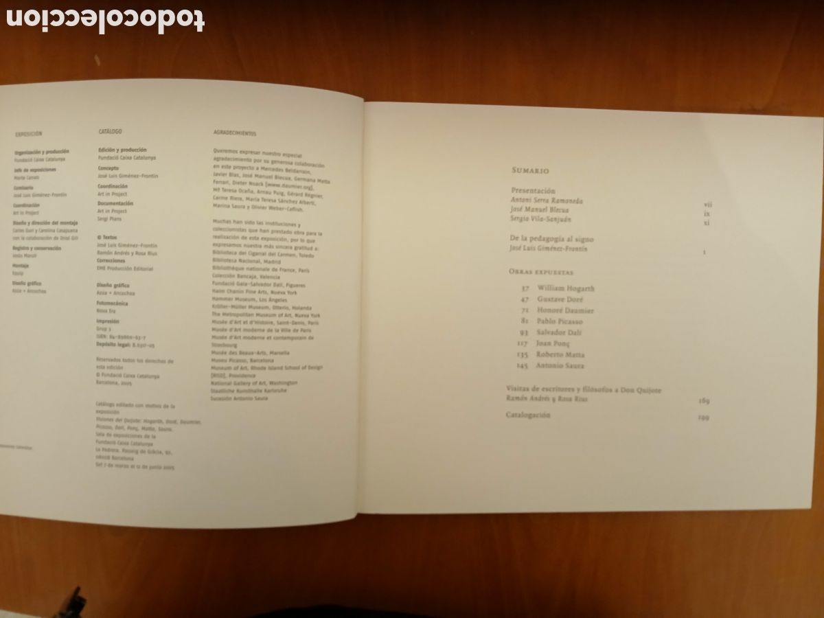 Libros de segunda mano: Visiones del Quijote. Fundaci&oacute; Caixa Catalunya. - Foto 4