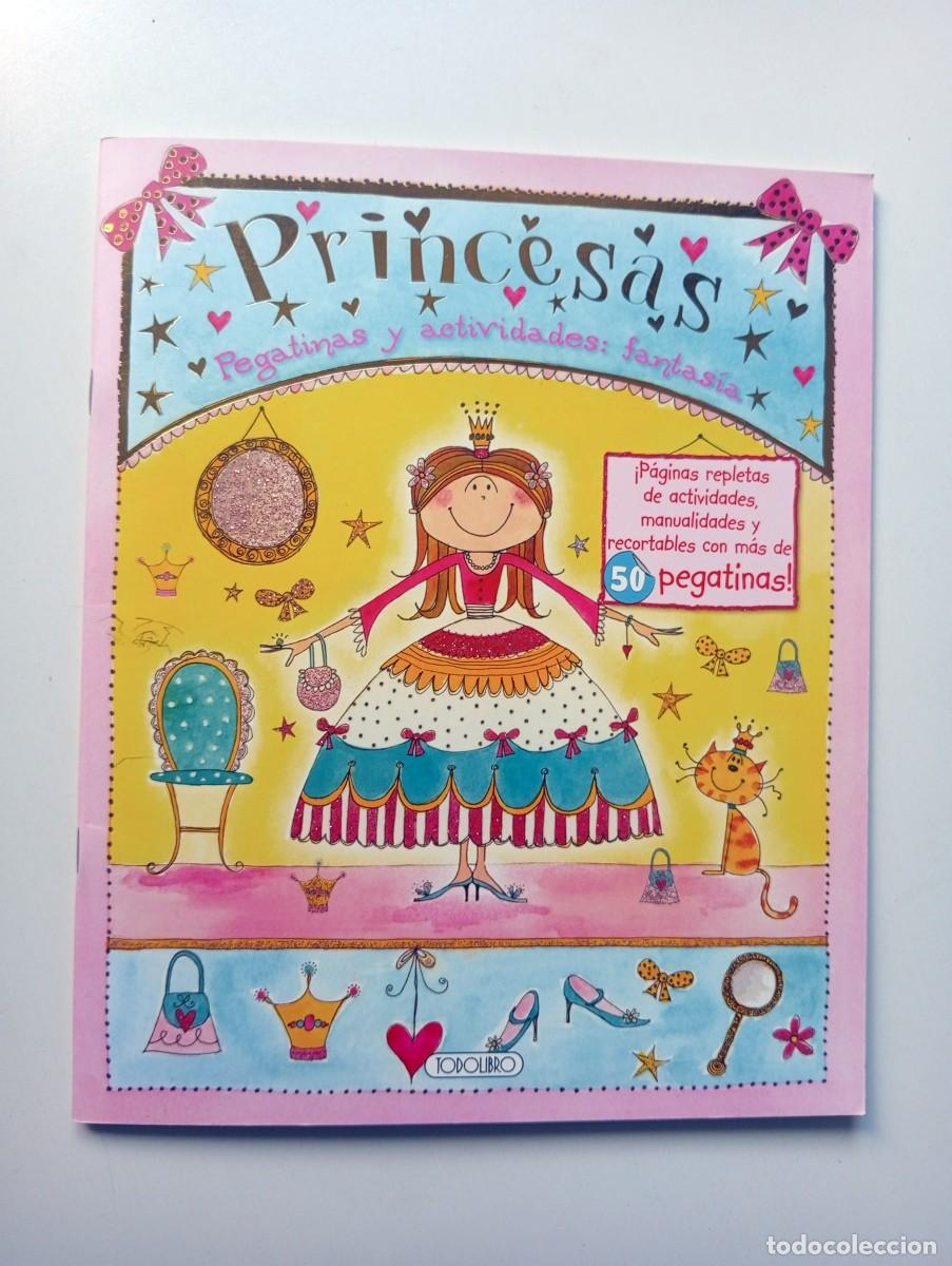 Libros de segunda mano: LIBRO PRINCESAS, PEGATINAS Y ACTIVIDADES FANTAS&Iacute;A - Foto 1