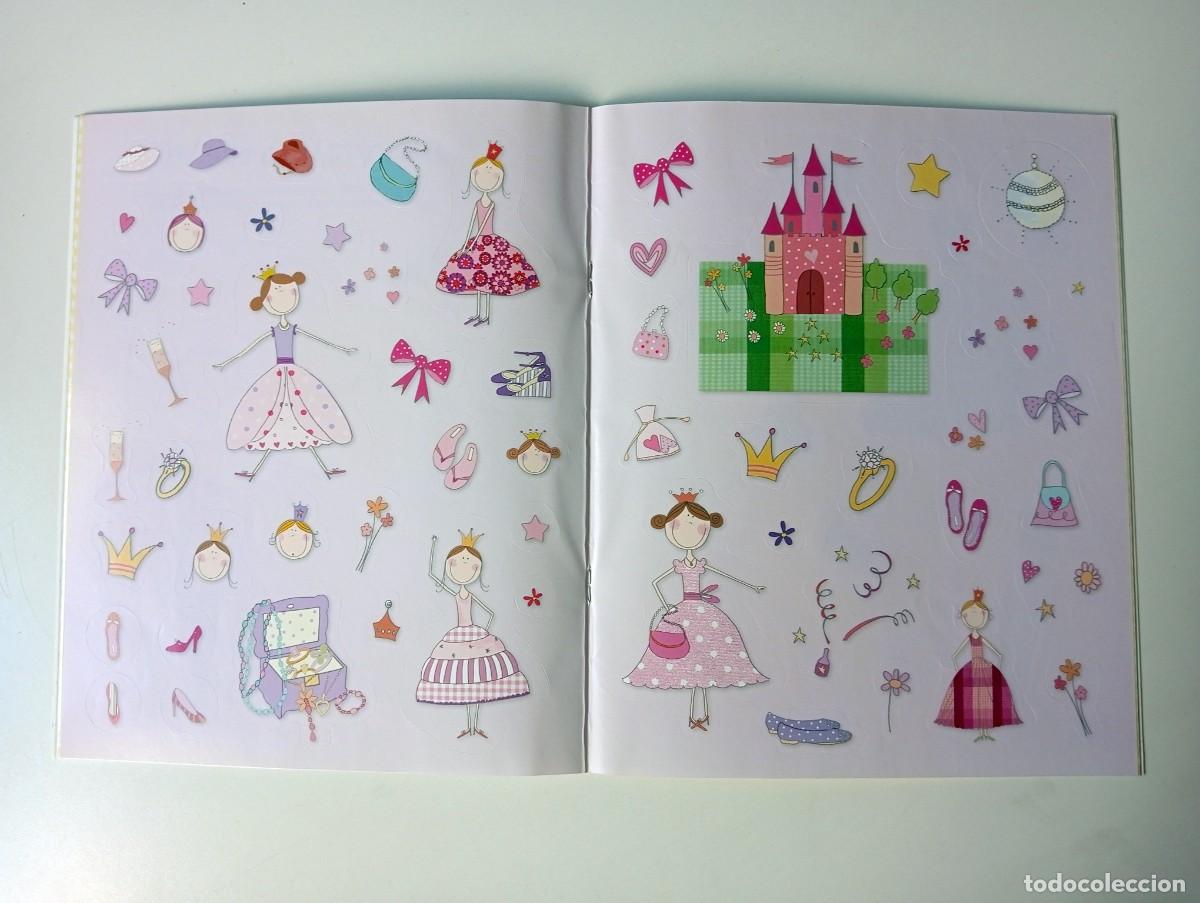 Libros de segunda mano: LIBRO PRINCESAS, PEGATINAS Y ACTIVIDADES FANTAS&Iacute;A - Foto 2