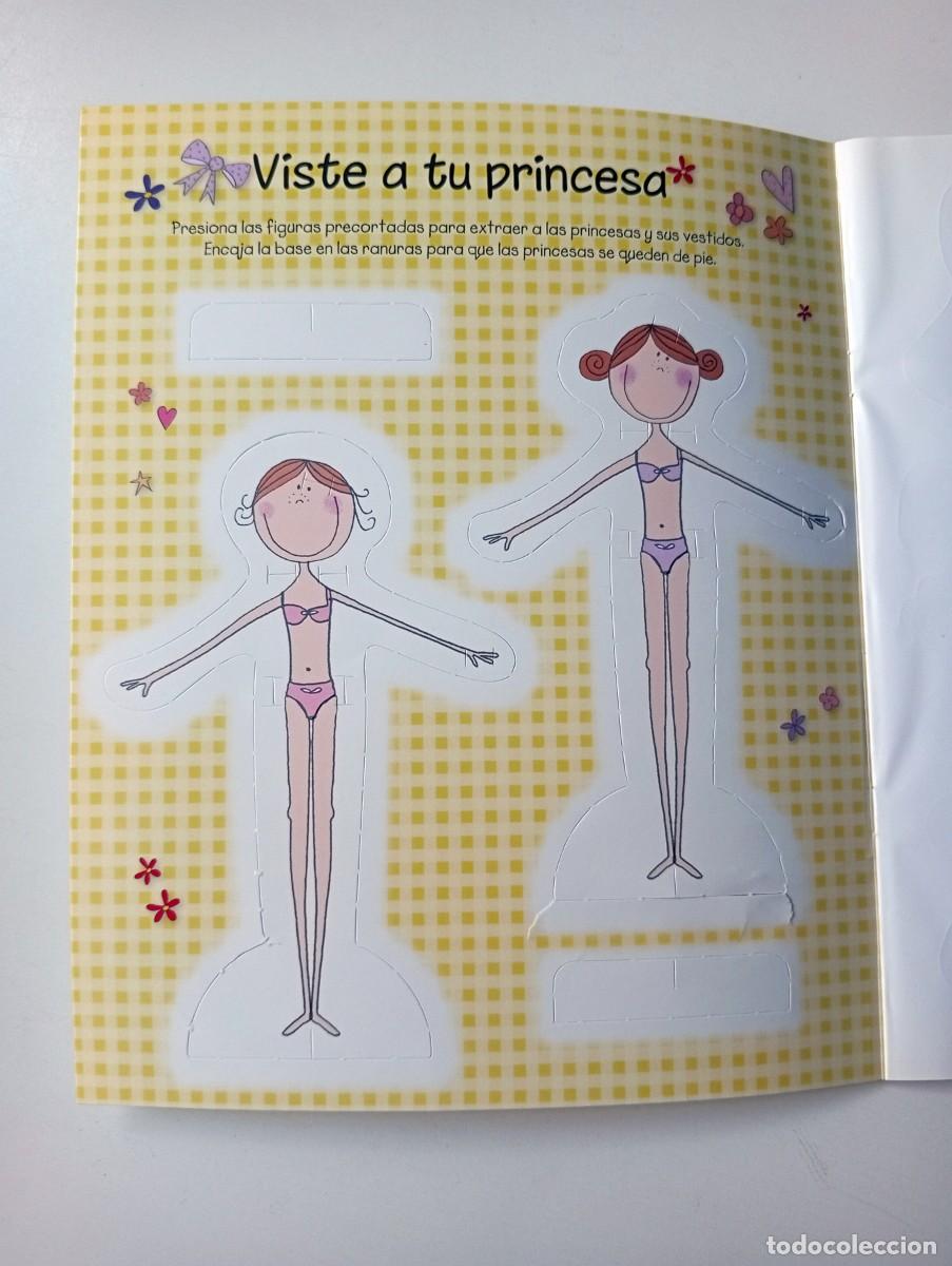Libros de segunda mano: LIBRO PRINCESAS, PEGATINAS Y ACTIVIDADES FANTAS&Iacute;A - Foto 3