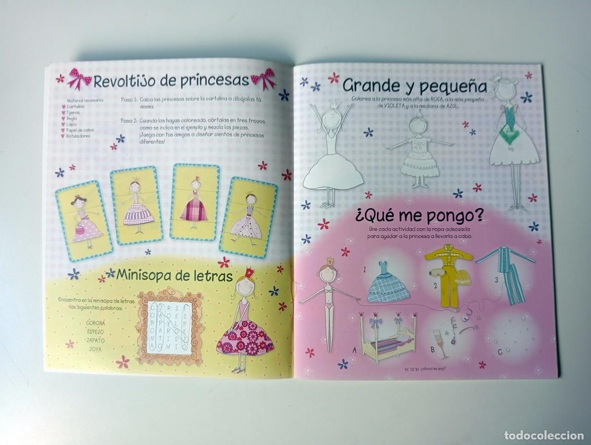Libros de segunda mano: LIBRO PRINCESAS, PEGATINAS Y ACTIVIDADES FANTAS&Iacute;A - Foto 4