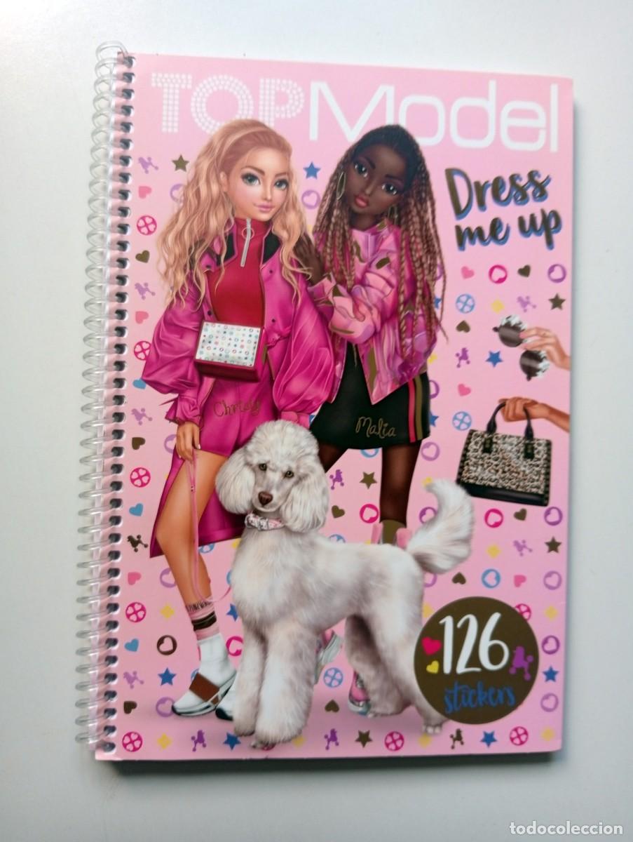 Libros de segunda mano: CUADERNO STICKERS TOP MODEL DRESS ME UP - Foto 1