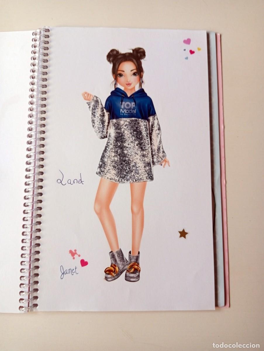 Libros de segunda mano: CUADERNO STICKERS TOP MODEL DRESS ME UP - Foto 2