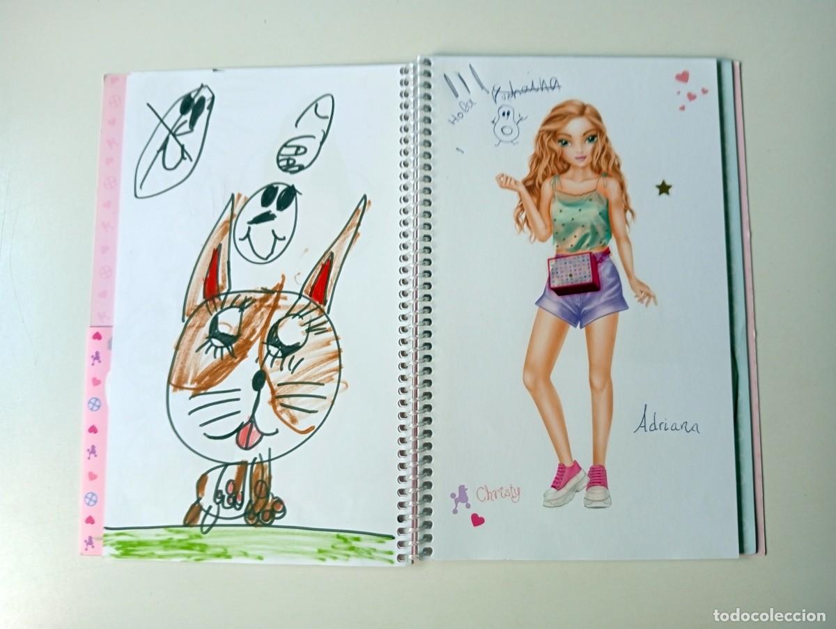 Libros de segunda mano: CUADERNO STICKERS TOP MODEL DRESS ME UP - Foto 3