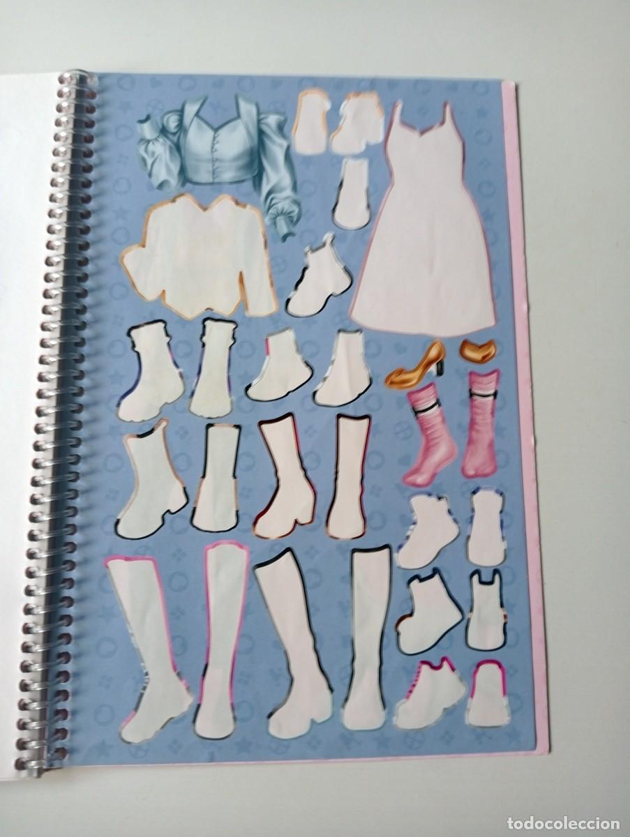 Libros de segunda mano: CUADERNO STICKERS TOP MODEL DRESS ME UP - Foto 4