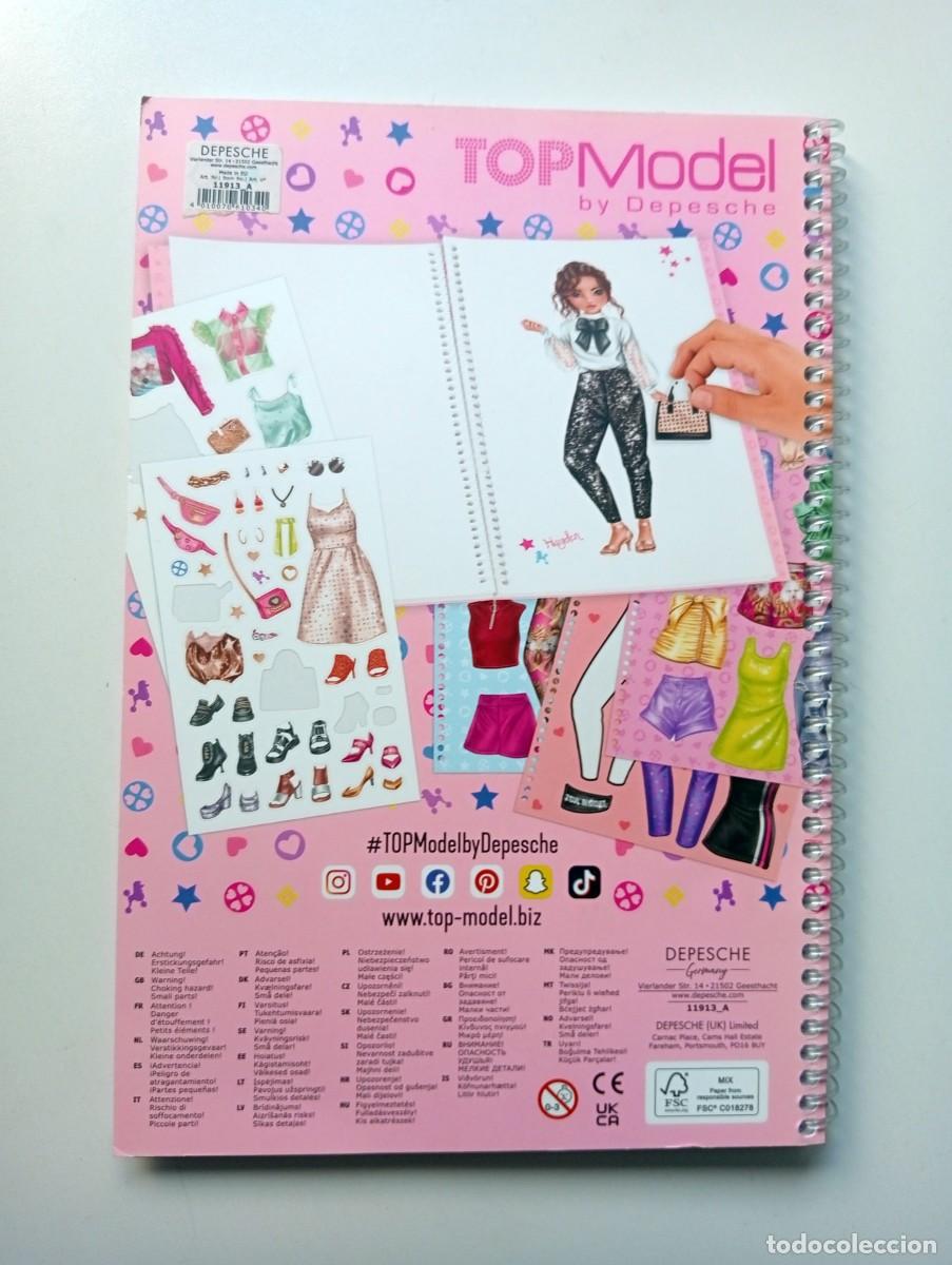 Libros de segunda mano: CUADERNO STICKERS TOP MODEL DRESS ME UP - Foto 6