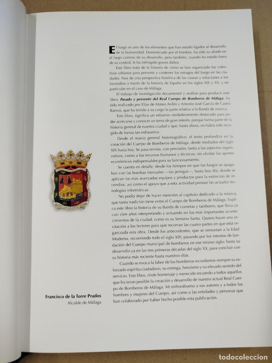 Libros de segunda mano: Pasado y presente del Real Cuerpo de Bomberos de M&aacute;laga - Foto 6
