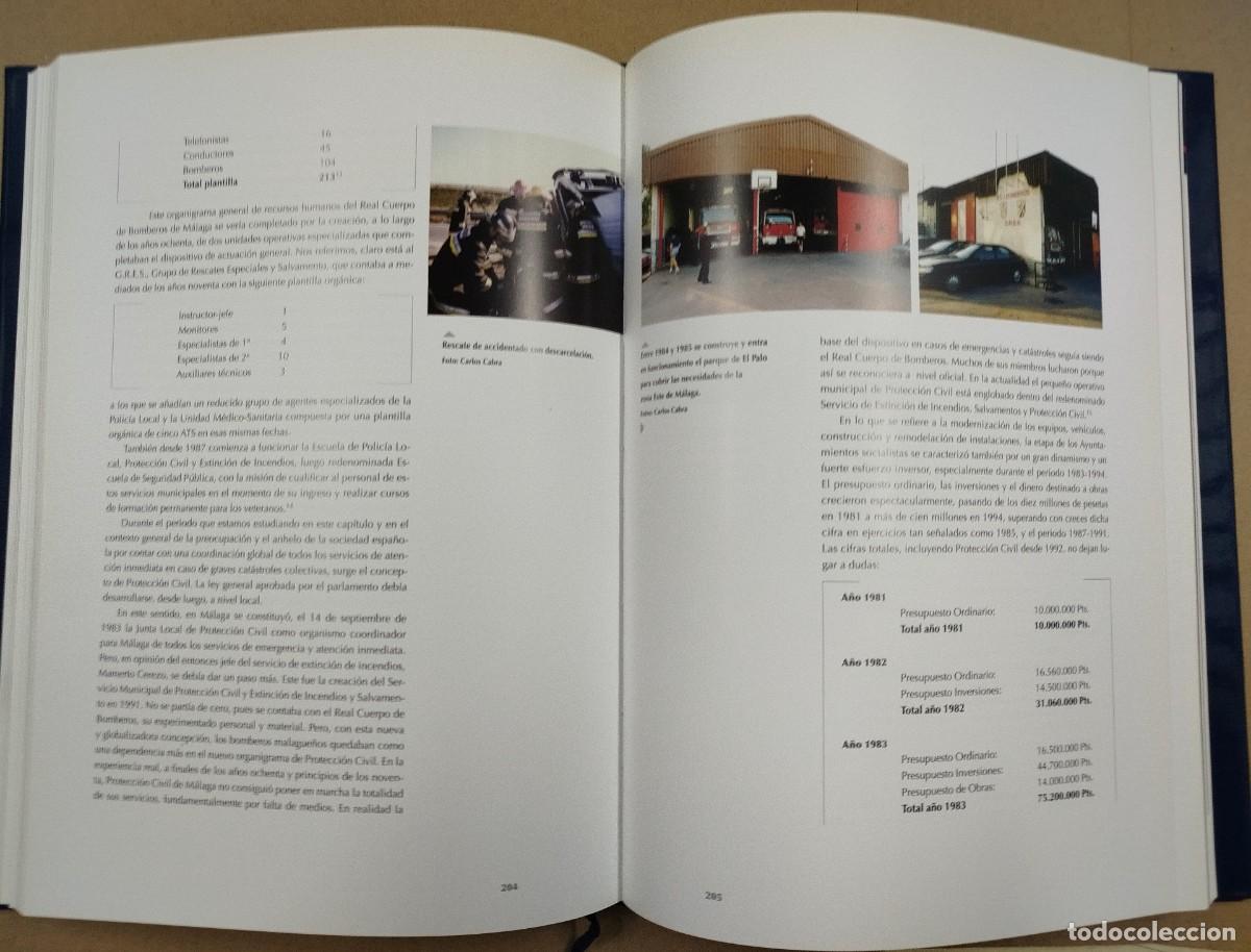 Libros de segunda mano: Pasado y presente del Real Cuerpo de Bomberos de M&aacute;laga - Foto 9