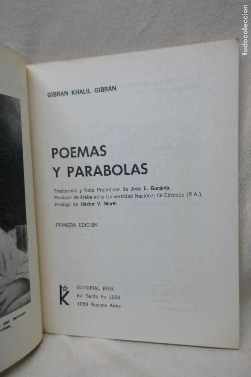 Libros de segunda mano: POEMAS Y PARABOLAS - GIBRAN KHALIL GIBRAN - Foto 7