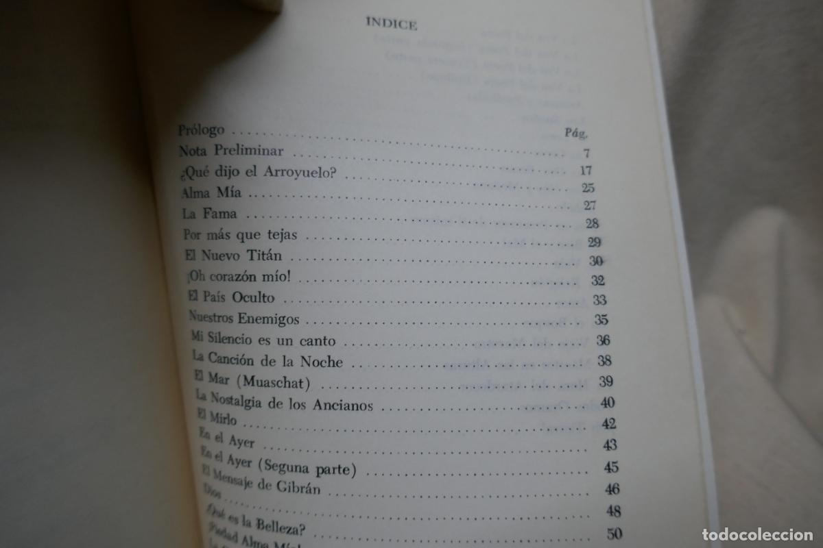 Libros de segunda mano: POEMAS Y PARABOLAS - GIBRAN KHALIL GIBRAN - Foto 15