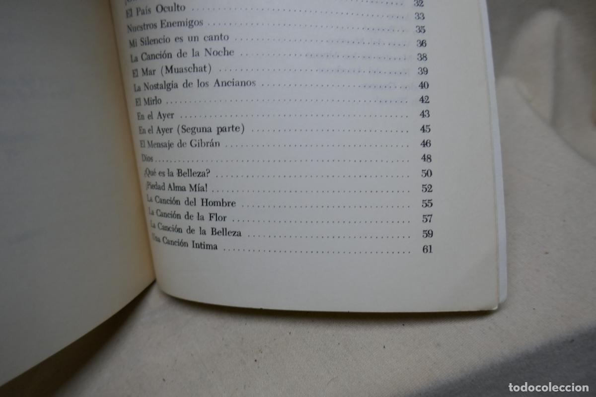 Libros de segunda mano: POEMAS Y PARABOLAS - GIBRAN KHALIL GIBRAN - Foto 16