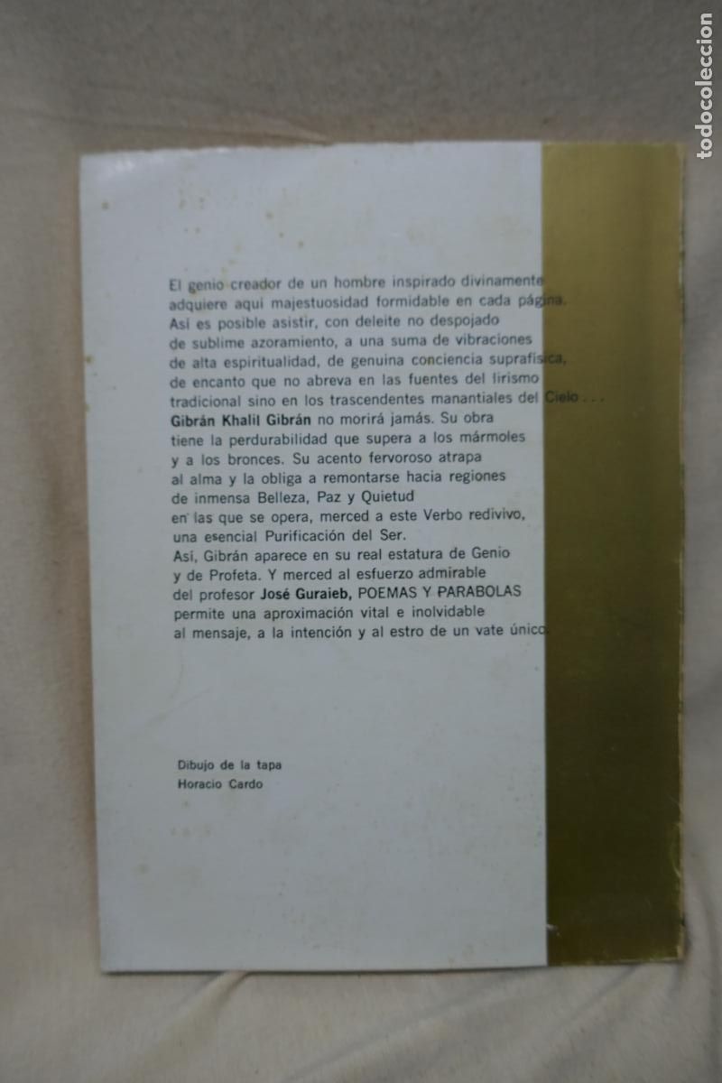 Libros de segunda mano: POEMAS Y PARABOLAS - GIBRAN KHALIL GIBRAN - Foto 19