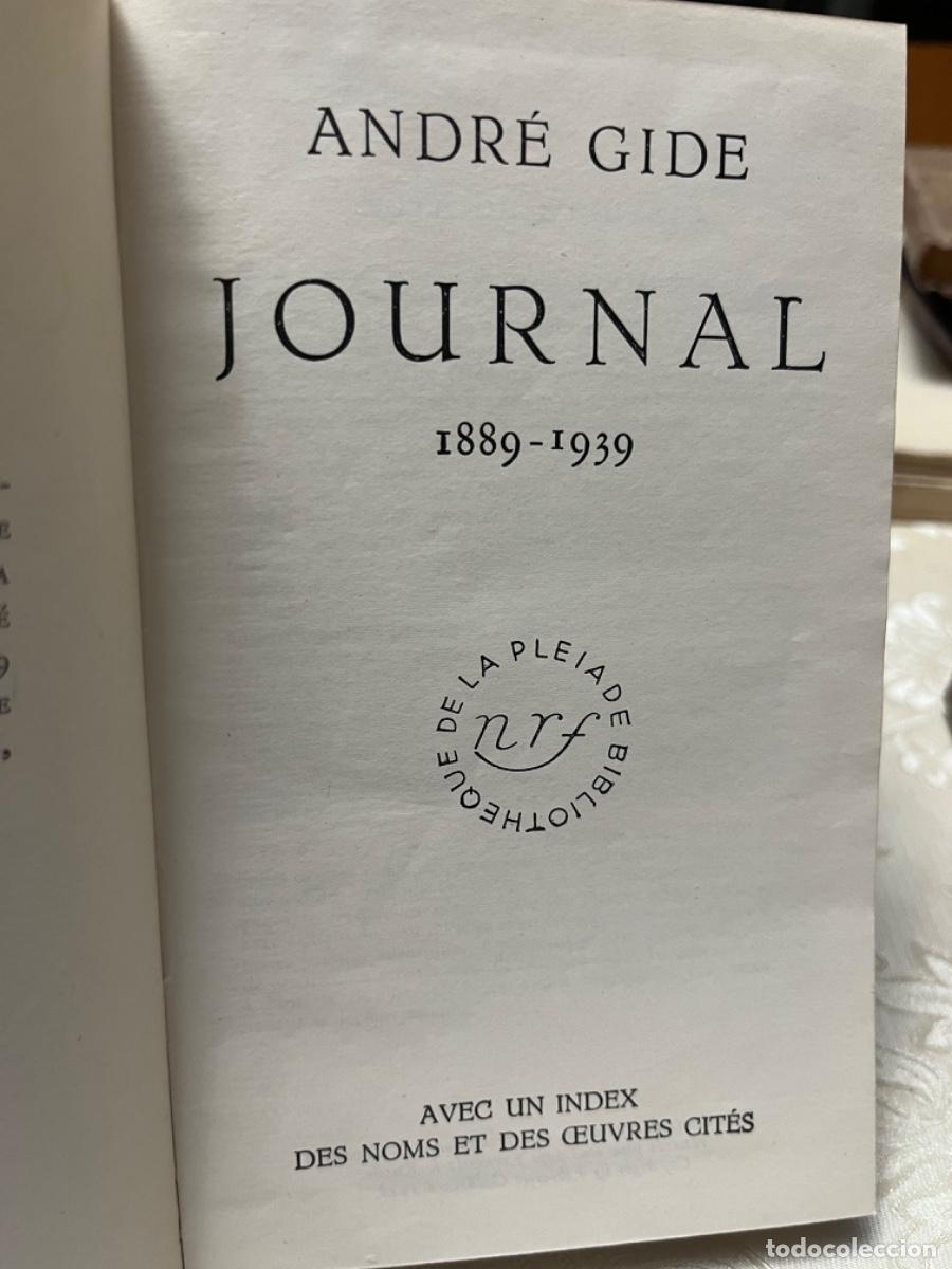 Libros de segunda mano: Gide, Andr&eacute;.- Journal (1889-1939) - Foto 2