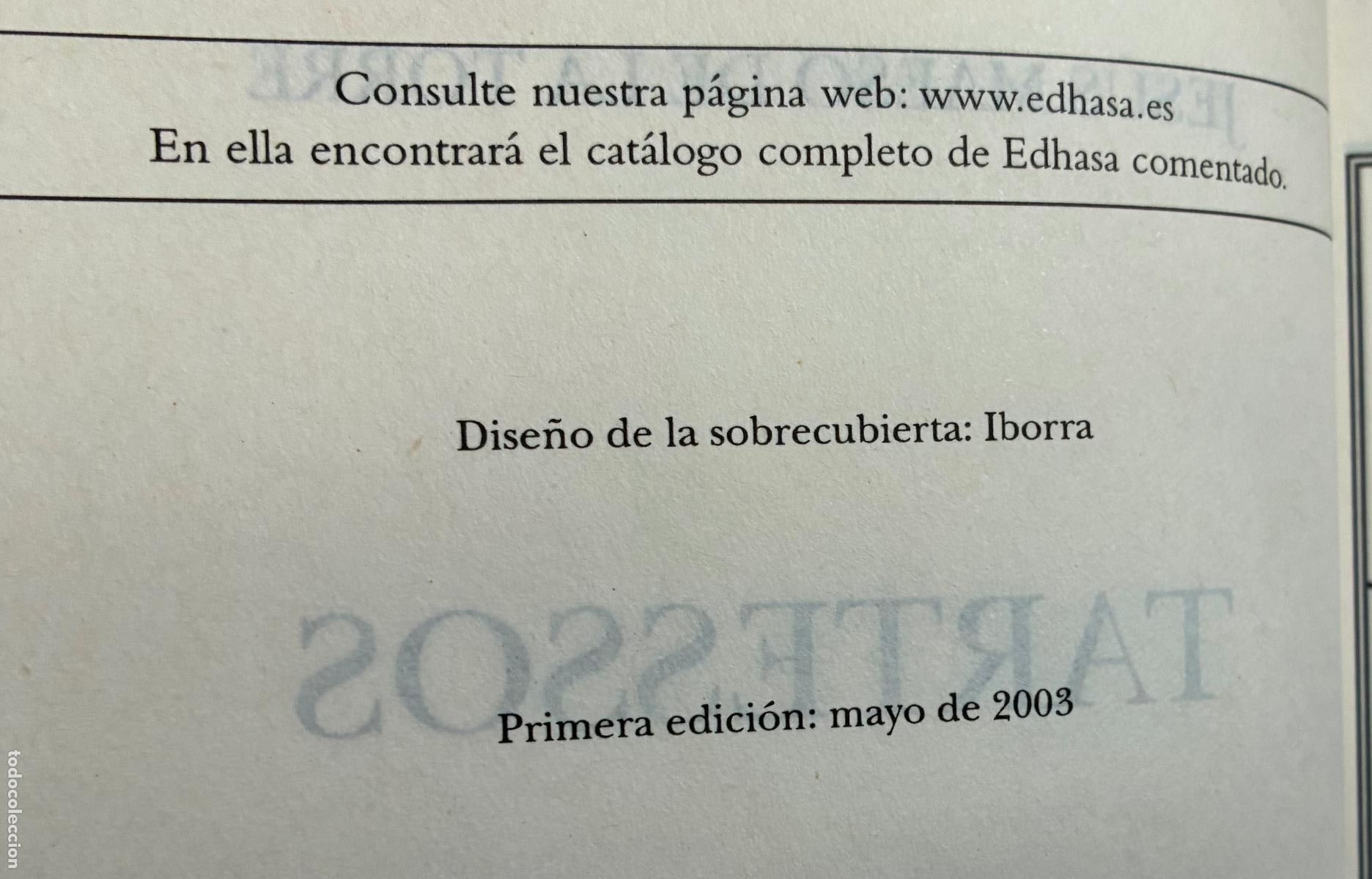 Libros de segunda mano: TARTESSOS, Jesus Maeso de la torre, Narrativas Edhasa - Foto 2