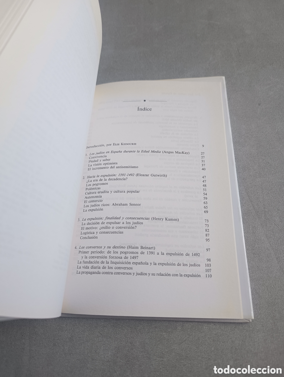 Libros de segunda mano: LOS JUD&Iacute;OS EN ESPA&Ntilde;A - ELIE KEDOURIE, ED. - Foto 5