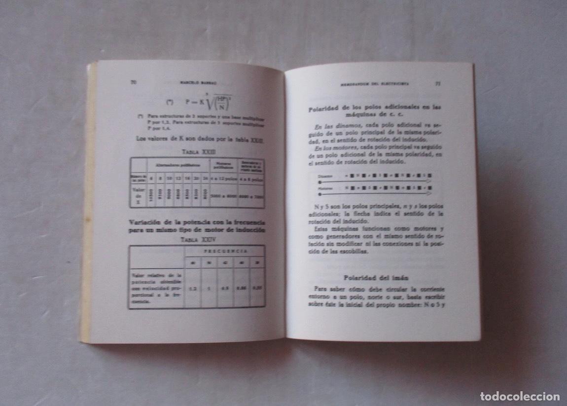 Libros de segunda mano: MEMORANDUM DEL ELECTRICISTA - MARCELO BARRAU - Foto 3