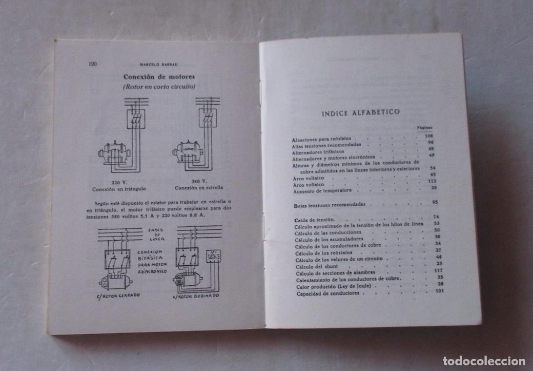 Libros de segunda mano: MEMORANDUM DEL ELECTRICISTA - MARCELO BARRAU - Foto 4