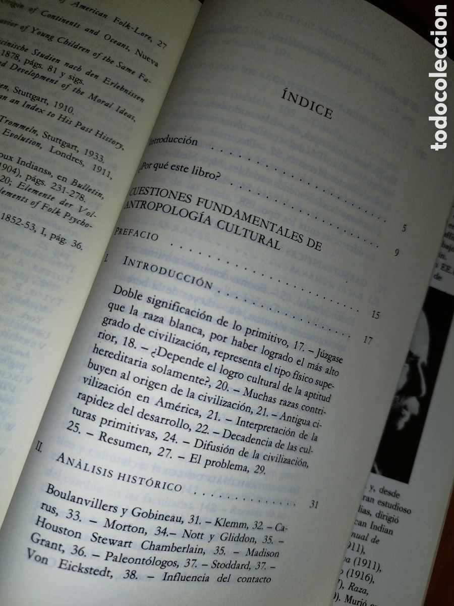 Libros de segunda mano: FRANZ BOAS: ANTROPOLOGIA CULTURAL. ED. CIRCULO 1990. - Foto 7