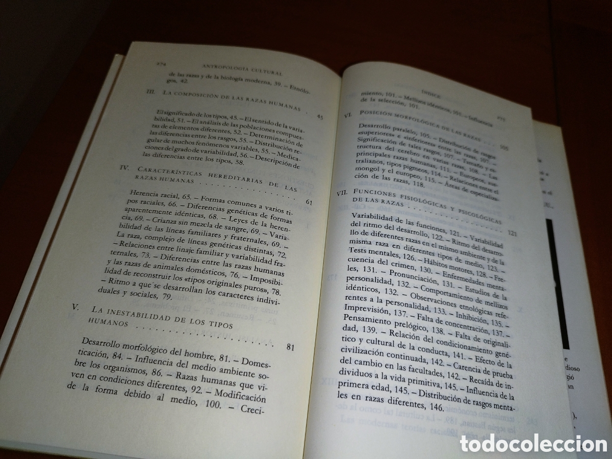 Libros de segunda mano: FRANZ BOAS: ANTROPOLOGIA CULTURAL. ED. CIRCULO 1990. - Foto 8