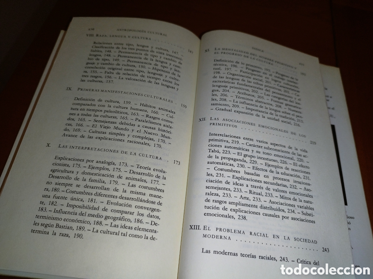 Libros de segunda mano: FRANZ BOAS: ANTROPOLOGIA CULTURAL. ED. CIRCULO 1990. - Foto 9