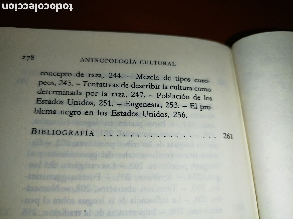 Libros de segunda mano: FRANZ BOAS: ANTROPOLOGIA CULTURAL. ED. CIRCULO 1990. - Foto 10