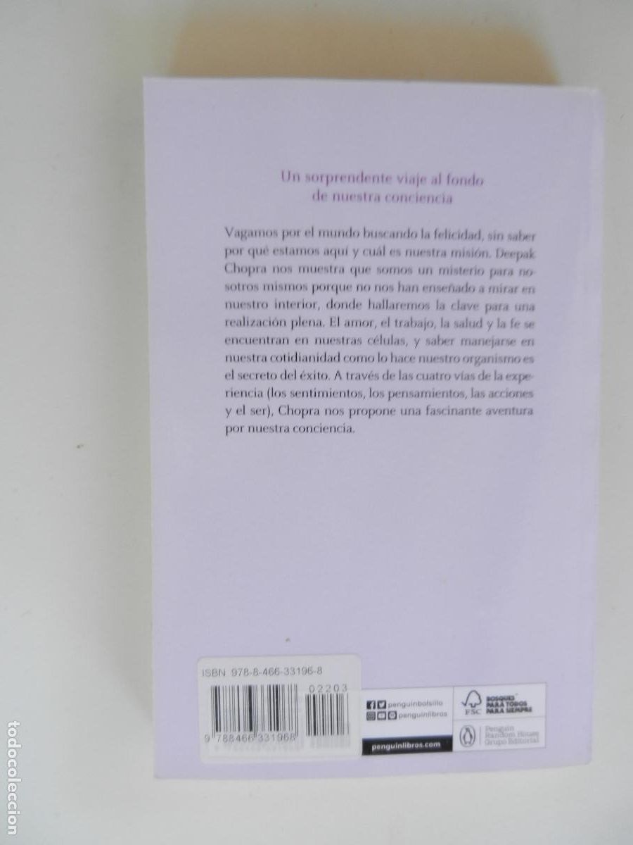 Libros de segunda mano: DEEPAK CHOPRA - EL LIBRO DE LOS SECRETOS - DEBOLSILLO 2022. - Foto 2
