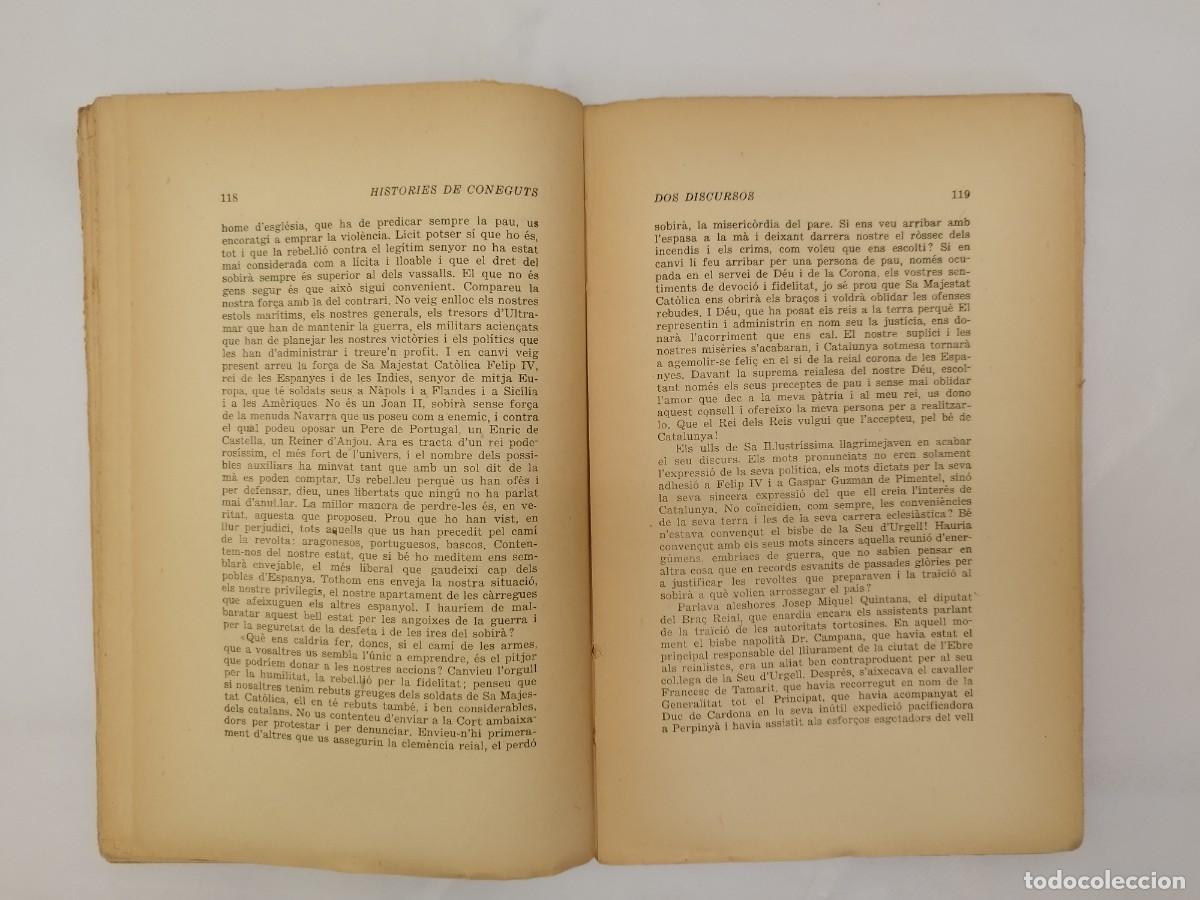 Libros de segunda mano: Histories de coneguts. Rafael Tasis. E. Ragasol, 1945. Dedicatoria autor. - Foto 8