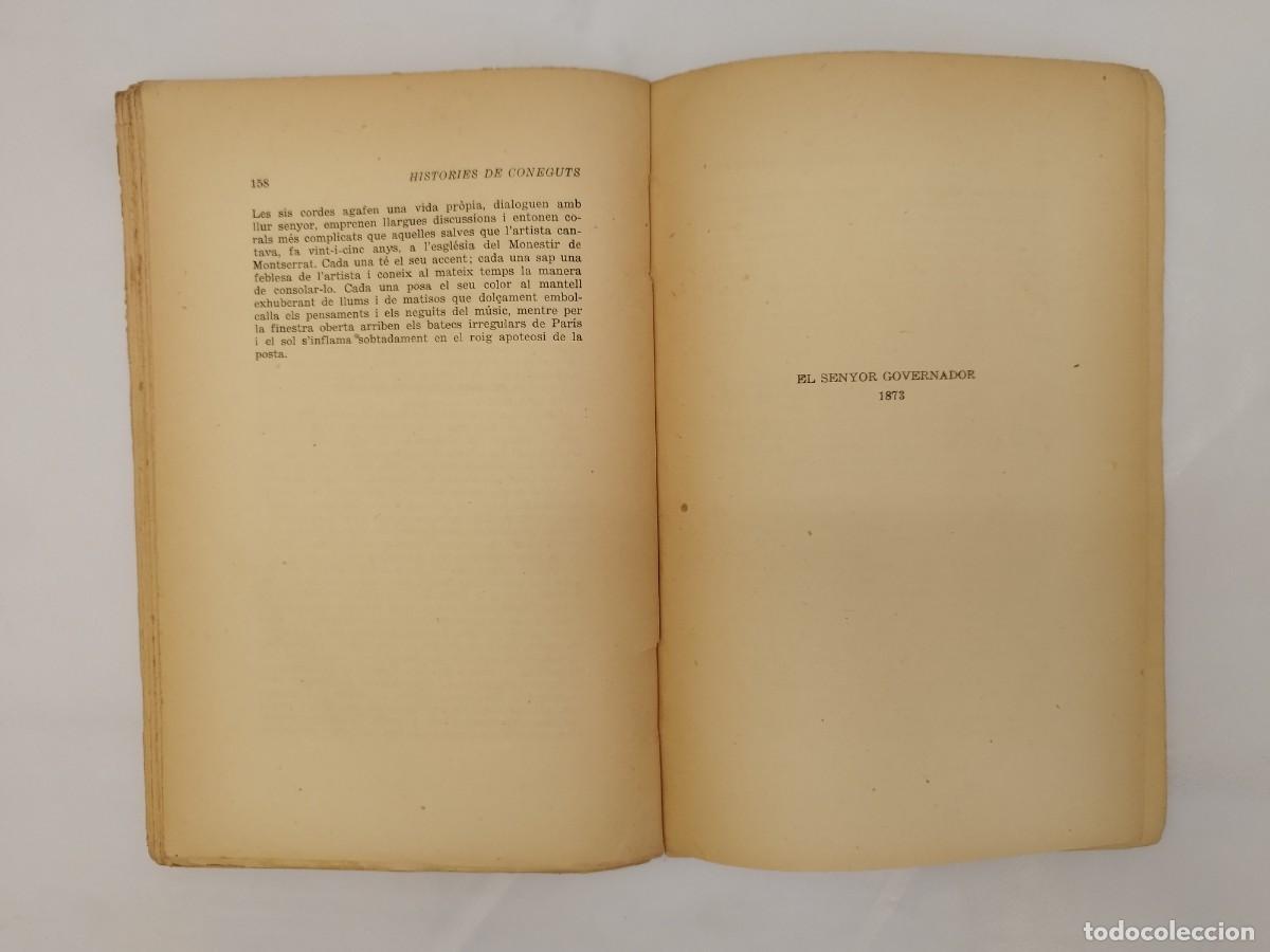 Libros de segunda mano: Histories de coneguts. Rafael Tasis. E. Ragasol, 1945. Dedicatoria autor. - Foto 9