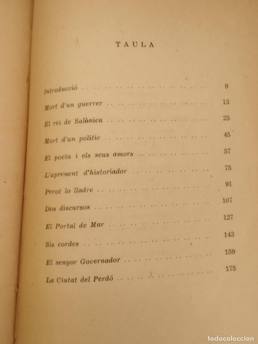 Libros de segunda mano: Histories de coneguts. Rafael Tasis. E. Ragasol, 1945. Dedicatoria autor. - Foto 11