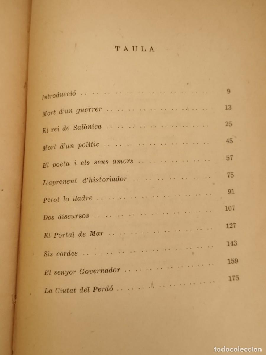 Libros de segunda mano: Histories de coneguts. Rafael Tasis. E. Ragasol, 1945. Dedicatoria autor. - Foto 12