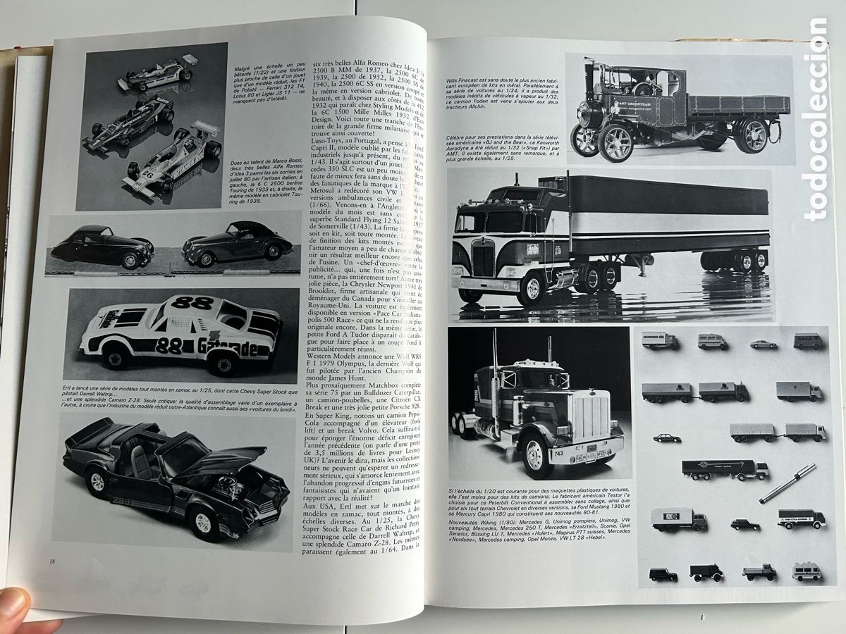 Libros de segunda mano: Lann&eacute;e automobile des mod&egrave;les r&eacute;duits. 1. 1982. Edita Lausane - Foto 3
