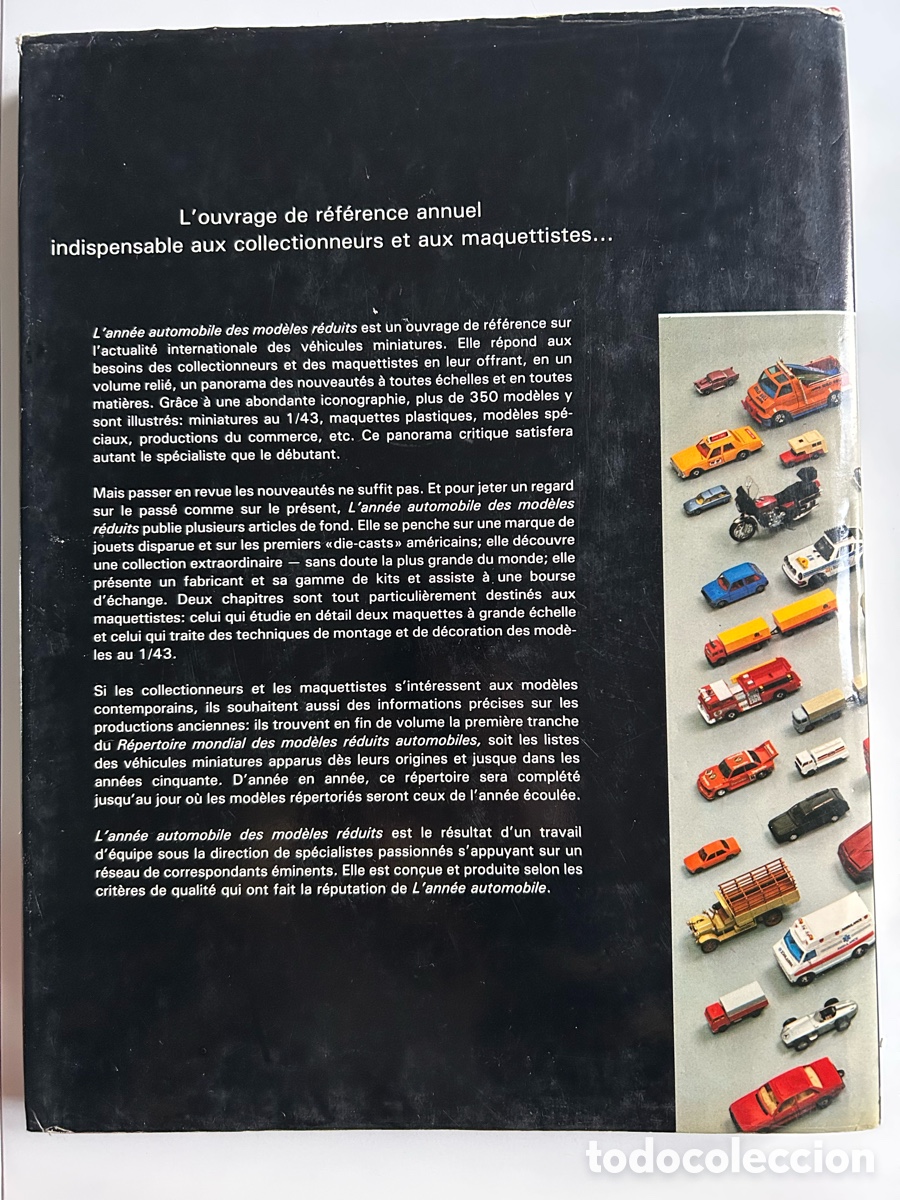 Libros de segunda mano: Lann&eacute;e automobile des mod&egrave;les r&eacute;duits. 1. 1982. Edita Lausane - Foto 7
