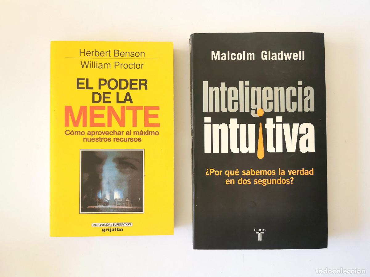 Libros de segunda mano: Inteligencia intuitiva. Malcolm Gladwell + El poder de la mente. Herbert Benson. William Procto - Foto 1