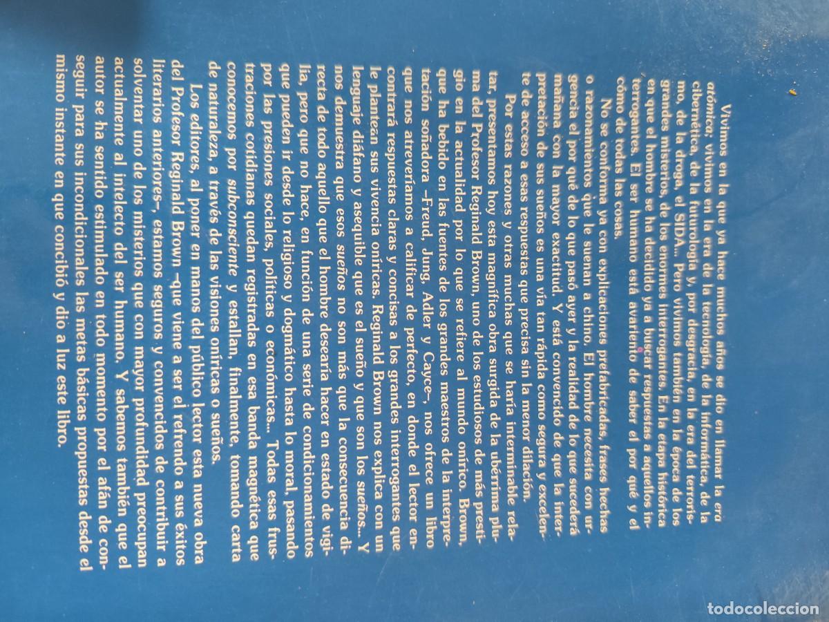 Libros de segunda mano: EL GRAN LIBRO DE LOS SUE&Ntilde;OS COMO INTERPRETARLOS / REGINALD BROWN / CMA 103 / AL MATEOS - Foto 5
