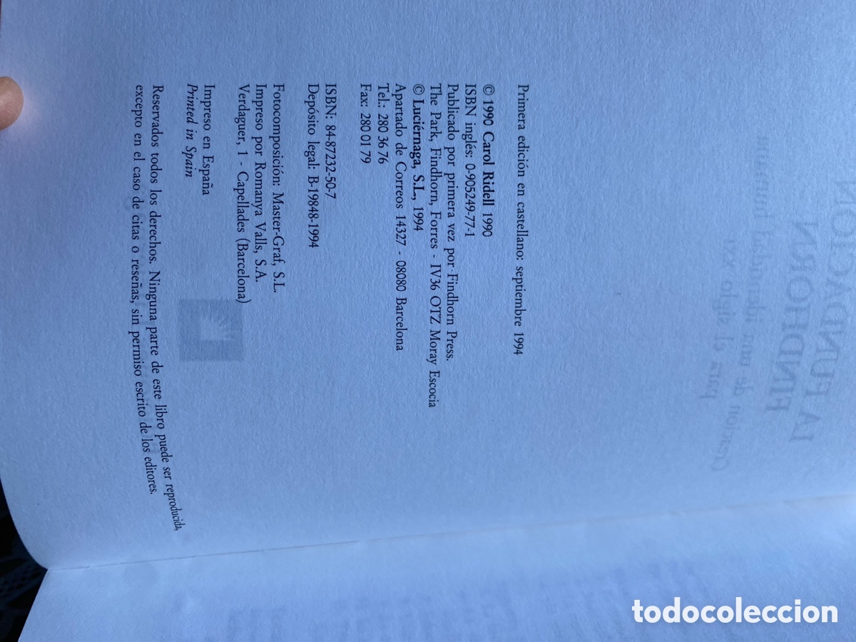 Libros de segunda mano: La Fundaci&oacute;n Findhorn - Foto 3