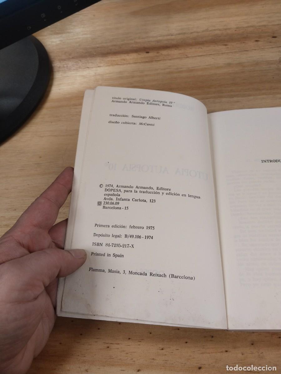 Libros de segunda mano: Utopia. Autopsia. 10 - Roberto Rossselini - Foto 6