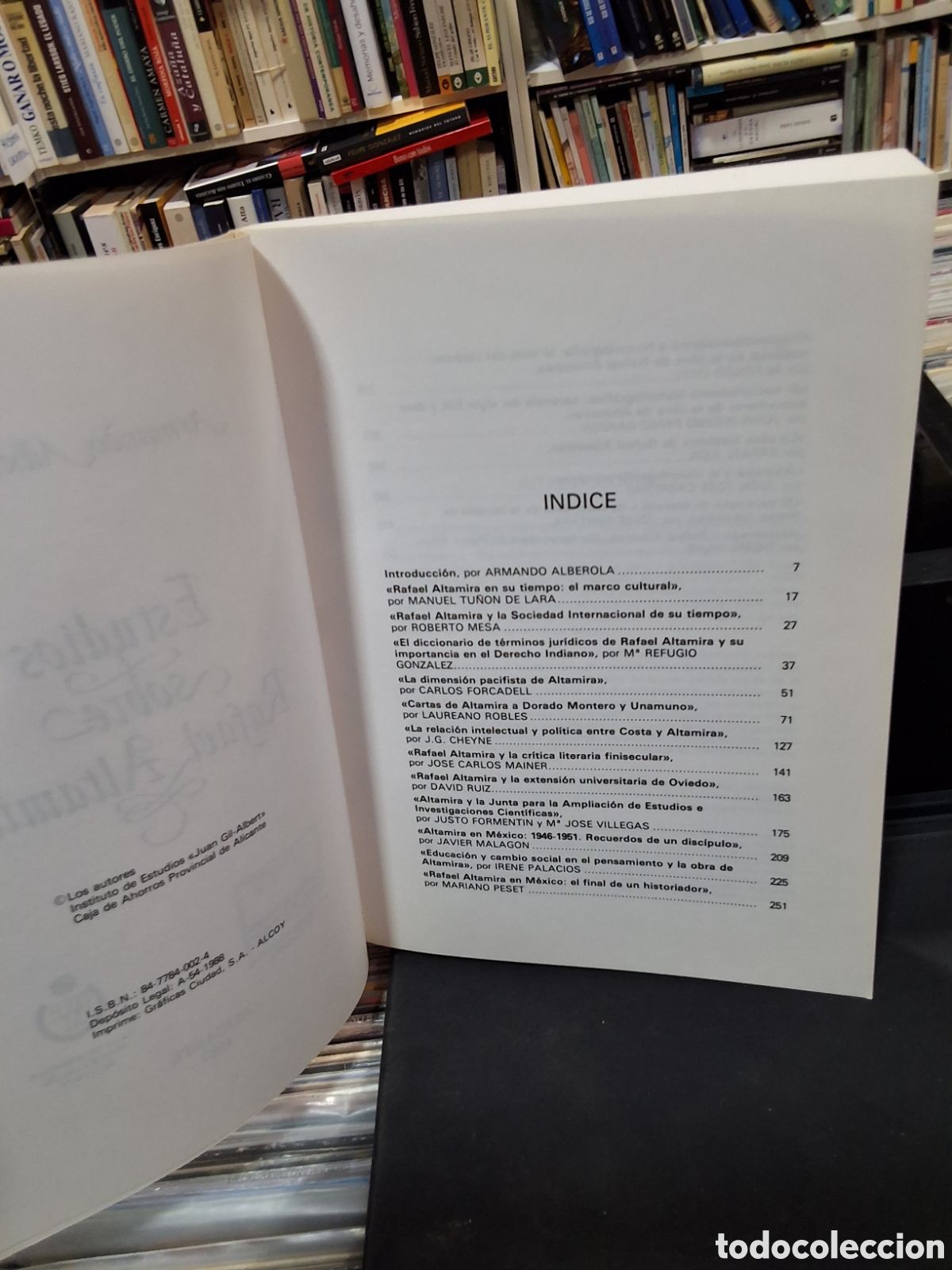 Libros de segunda mano: ESTUDIOS SOBRE RAFAEL ALTAMIRA- A. ARBEROLA - Foto 5
