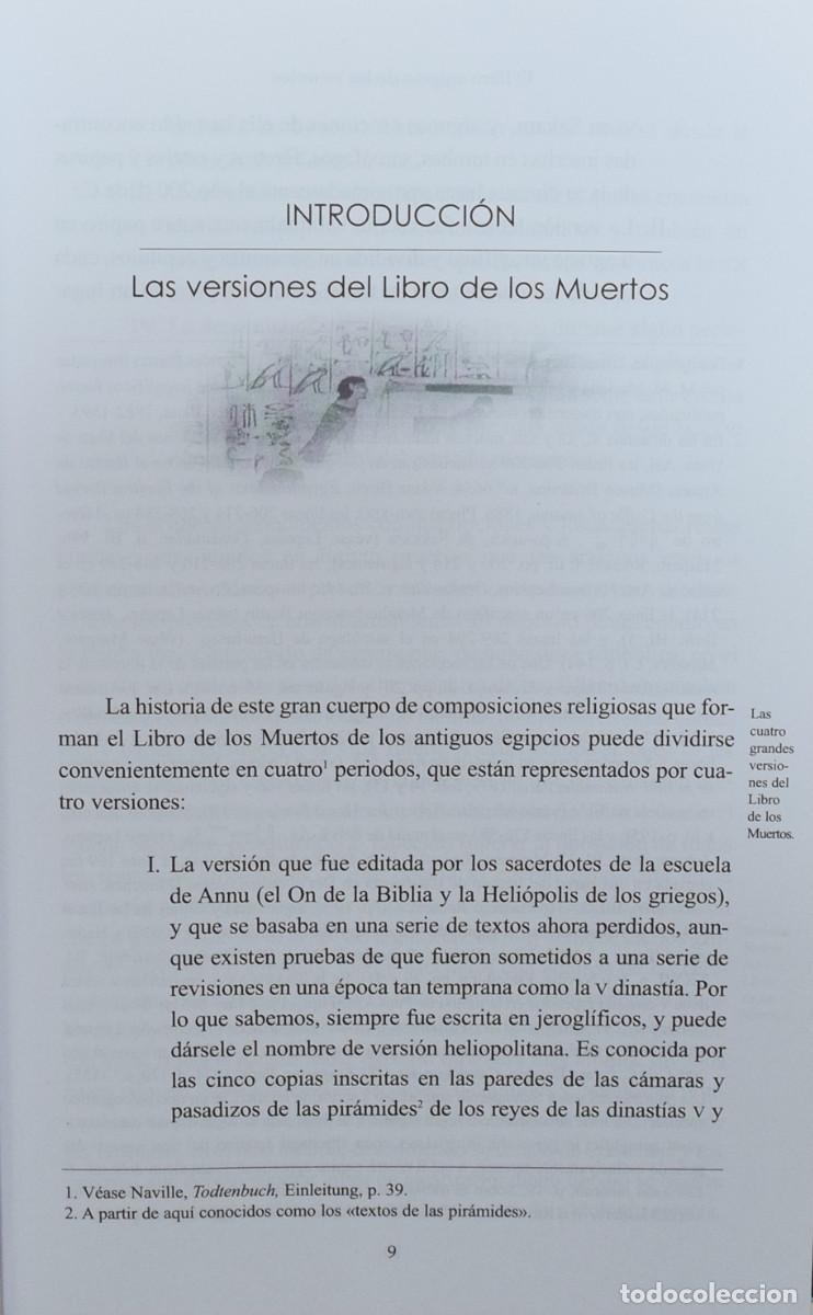 Libros de segunda mano: EL LIBRO EGIPCIO DE LOS MUERTOS. EL PAPIRO DE ANI - E. A. WALLIS BUDGE - Foto 2