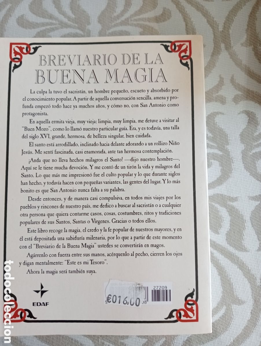 Libros de segunda mano: BREVIARIO DE LA BUENA MAGIA - Foto 3