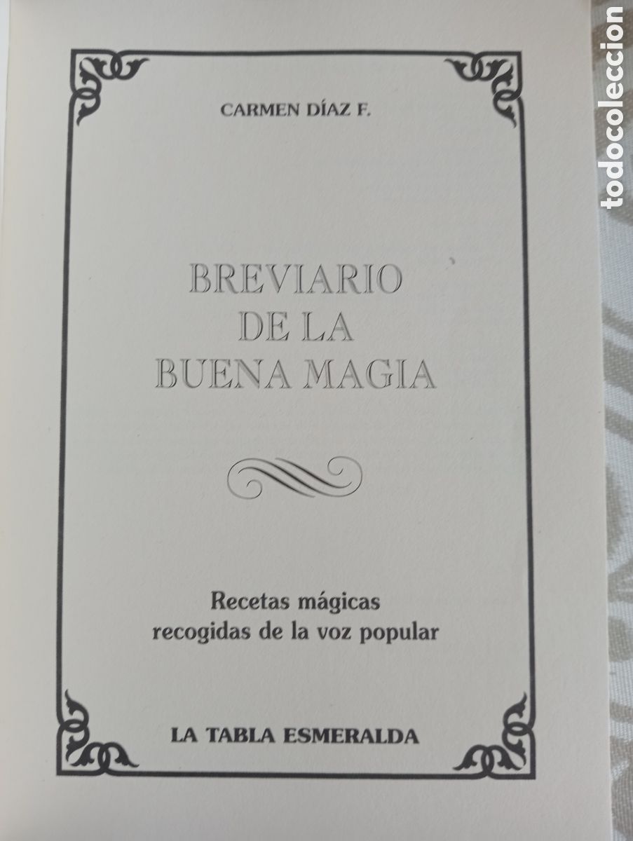 Libros de segunda mano: BREVIARIO DE LA BUENA MAGIA - Foto 2