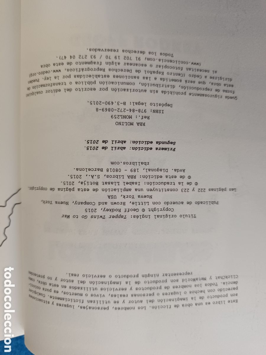 Libros de segunda mano: Los gemelos Tapper se declaran la guerra - Foto 3