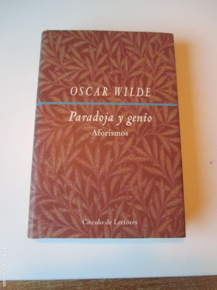 Libros de segunda mano: OSCAR WILDE Paradoja y genio Aforismos W37554 - Foto 1